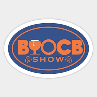 BYOCB Orange Logo Sticker